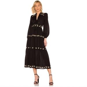 Tularosa Carter Dress in Black size S